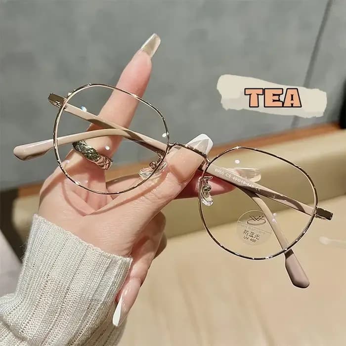 Lunettes de myopie de luxe classiques Vintage Anti-lumière bleue