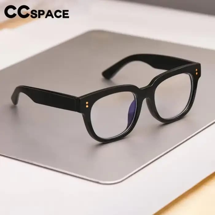 Lunettes à rivets rectangulaires rétro pour hommes et femmes