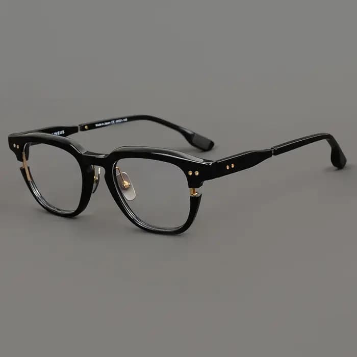 Lunettes carrées en acétate faites à la main pour hommes et femmes