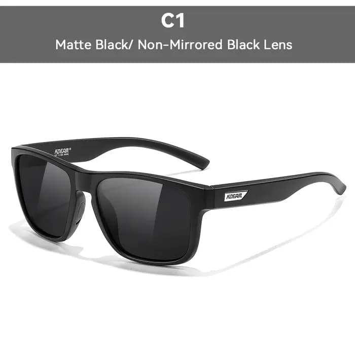 Lunettes de soleil polarisées pour hommes KDEAM taille XL