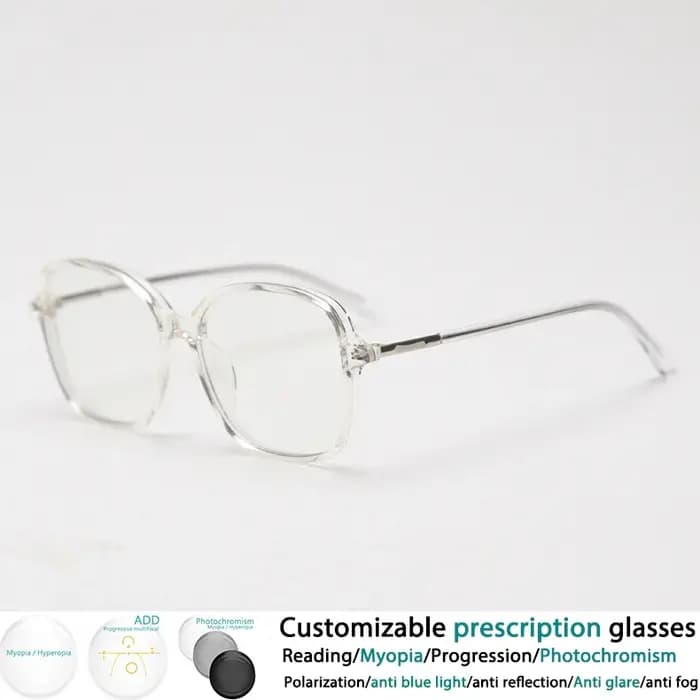 Lunettes de lecture ovales à grande monture pour femmes