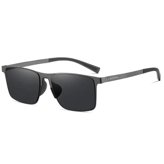 YIMARUILI rétro carré hommes lunettes de soleil polarisées mode tendance aluminium magnésium grand Anti UV conduite