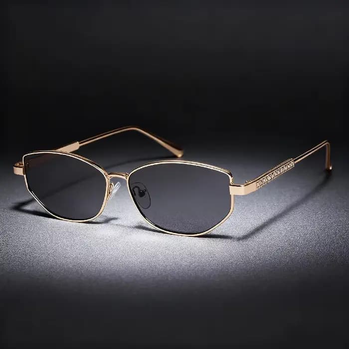 Petites lunettes de soleil œil de chat Vintage pour femmes et hommes
