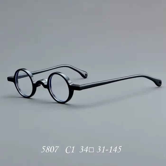 Lunettes de vue rondes à monture en acétate pour hommes et femmes, lunettes optiques circulaires pou