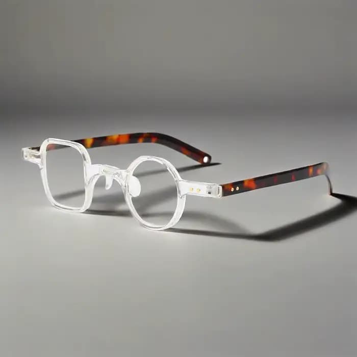 Lunettes de lecture à monture Fiona Fang irrégulière pour hommes et femmes