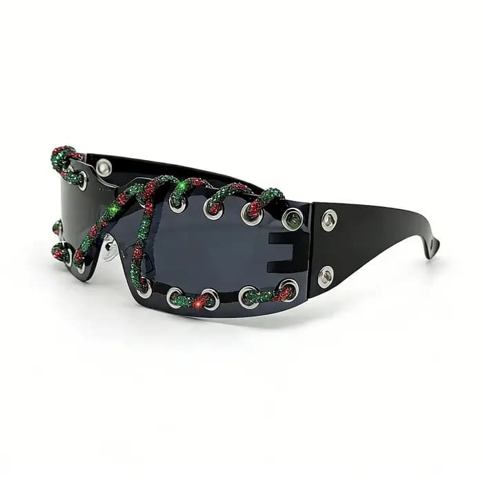 Lunettes de soleil Punk Y2k pour femmes