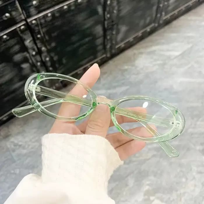 Lunettes ovales mignonnes pour femmes