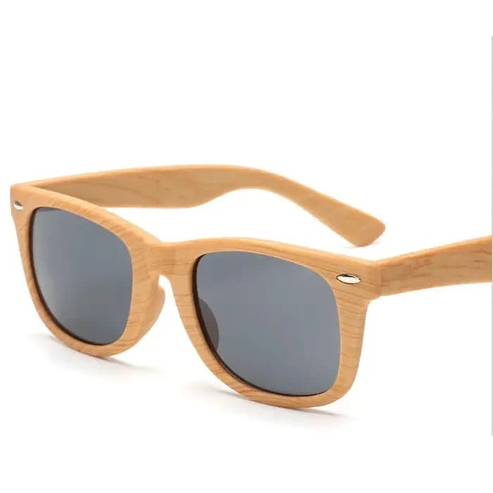 Lunettes de soleil rétro en bambou pour hommes et femmes