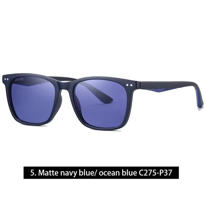 Femmes rétro extérieur lunettes de soleil polarisées pour hommes mode Transparent coréen carré fille conduite