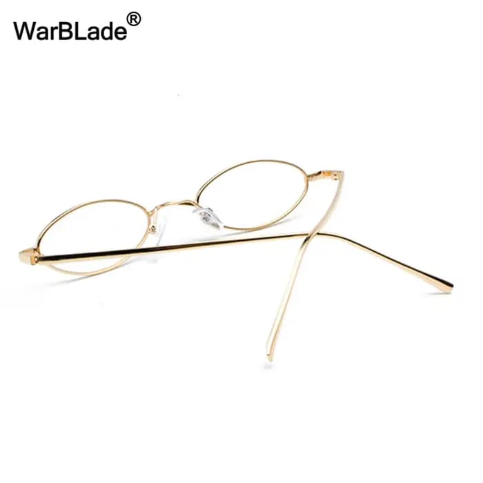 WarBlade-Petite monture de lunettes ovales rétro pour hommes et femmes