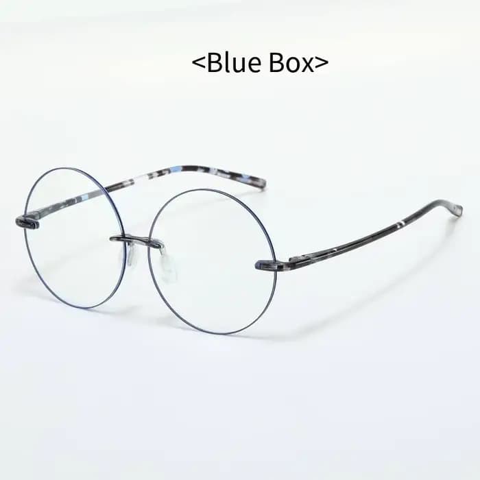 Buiness lunettes de lecture décontractées hommes femmes ultralégères monture ronde Anti lumière bleu