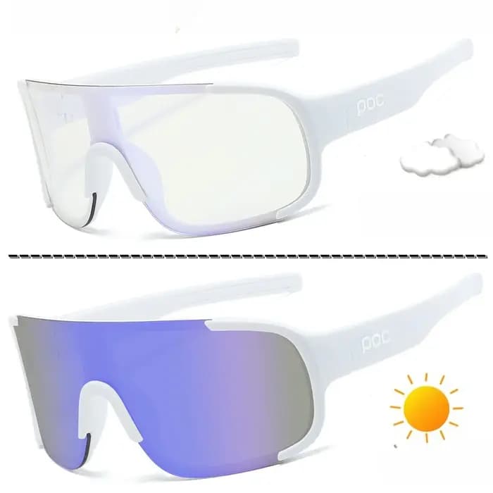 Lunettes de cyclisme à changement de couleur jour et nuit POC.