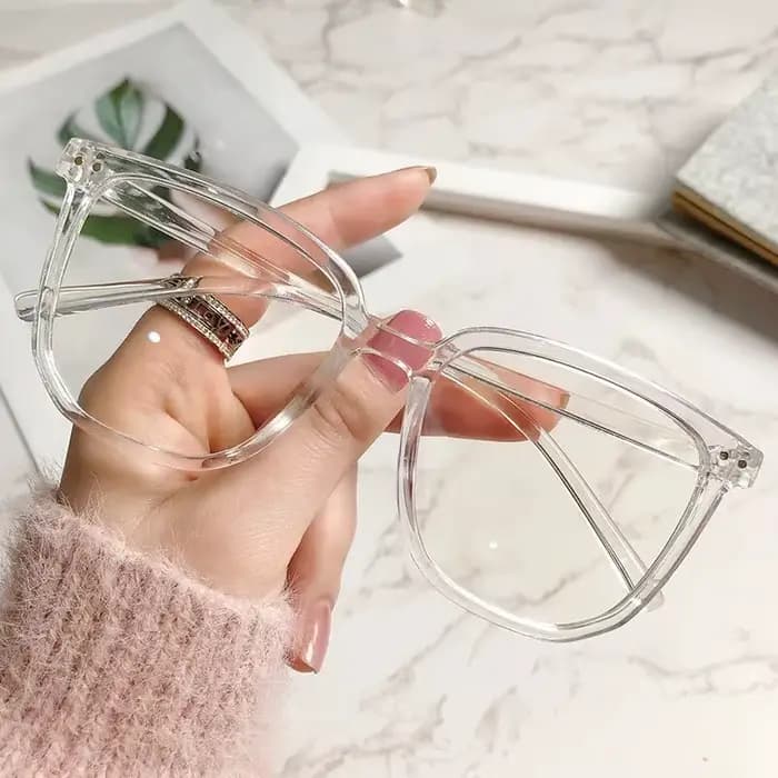 Lunettes anti-lumière bleue pour femmes, avec monture de lunettes régulière, finition rétro, monture