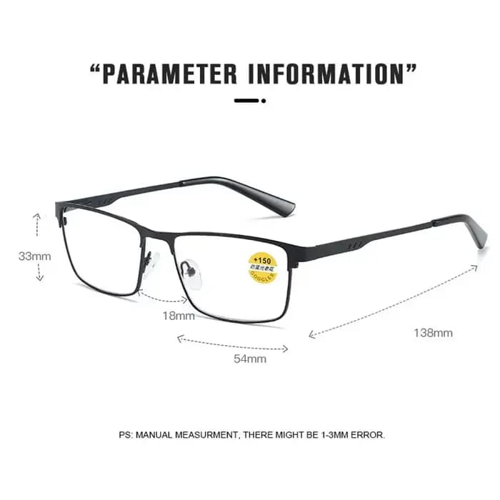 Lunettes de lecture à la mode pour hommes, monture de lunettes de Prescription bloquant la lumière b