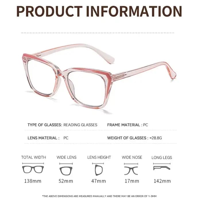Lunettes de lecture multifocales photochromiques à monture transparente pour femmes et hommes