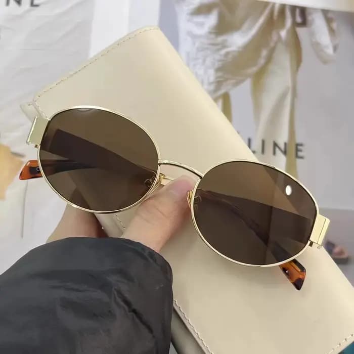 Lunettes de soleil ovales classiques et tendance pour femmes