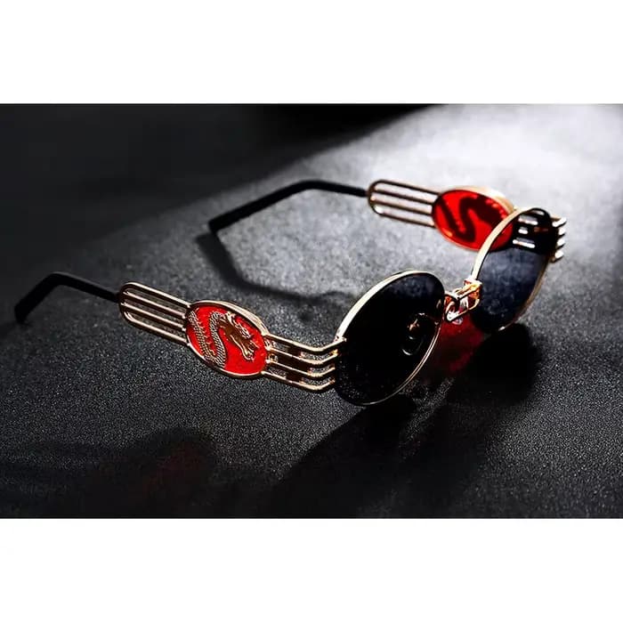 Lunettes de soleil ovales en alliage Mimiyou pour hommes