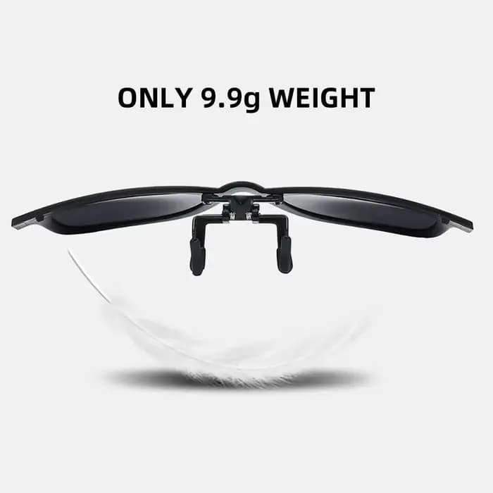 VIVIBEE 2026 Lunettes de soleil à clipser rabattables pour hommes