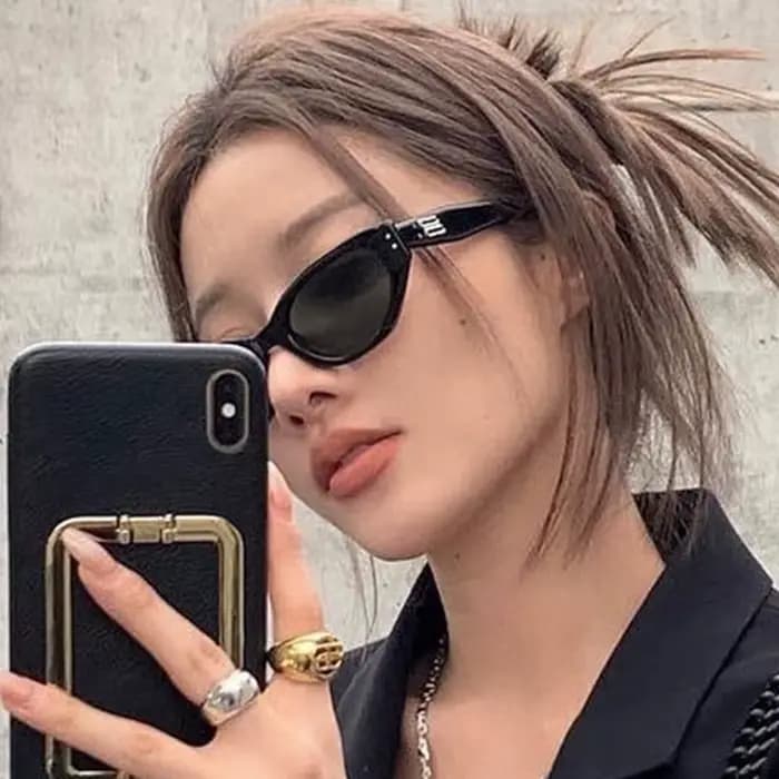 Lunettes de soleil œil de chat vintage pour femmes