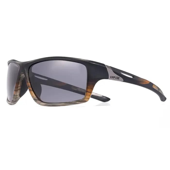 Lunettes de soleil polarisées Kapvoe pour hommes, lunettes de cyclisme, lunettes de protection UV400