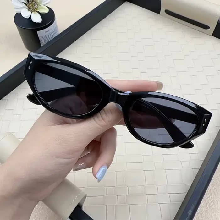 Lunettes ovales minimalistes œil de chat pour femmes