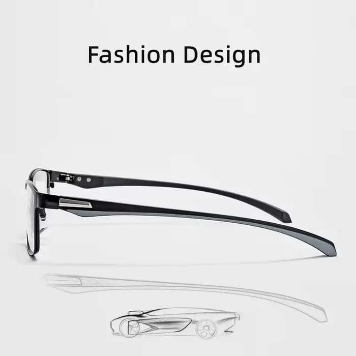KOCOLIOR Anti lumière bleue hommes lunettes de lecture alliage de titane cadre métallique lecteur d'ordinateur d'affaires + 1.50 1.75 2.0 2.25 2.50 2.75