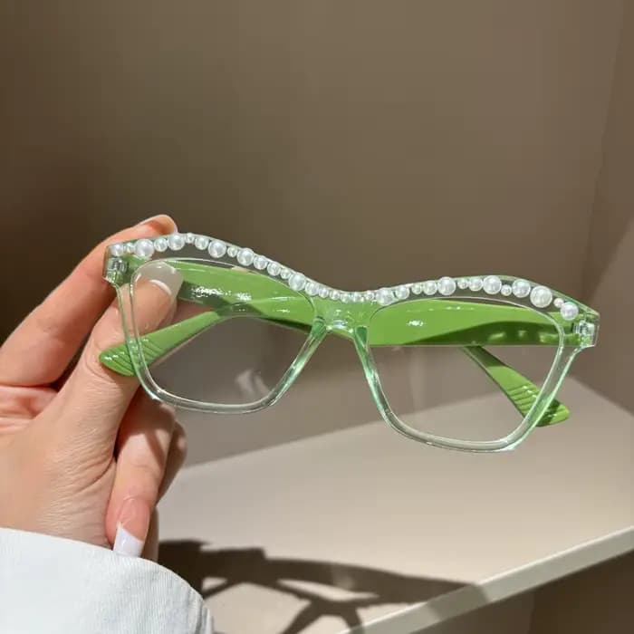 Lunettes de presbytie perlées pour femmes