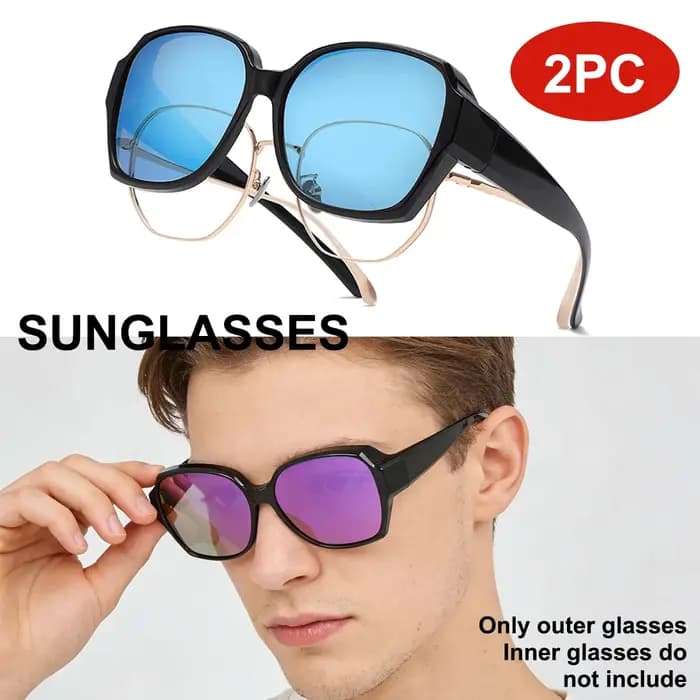 Lunettes de soleil surdimensionnées pour femmes et hommes
