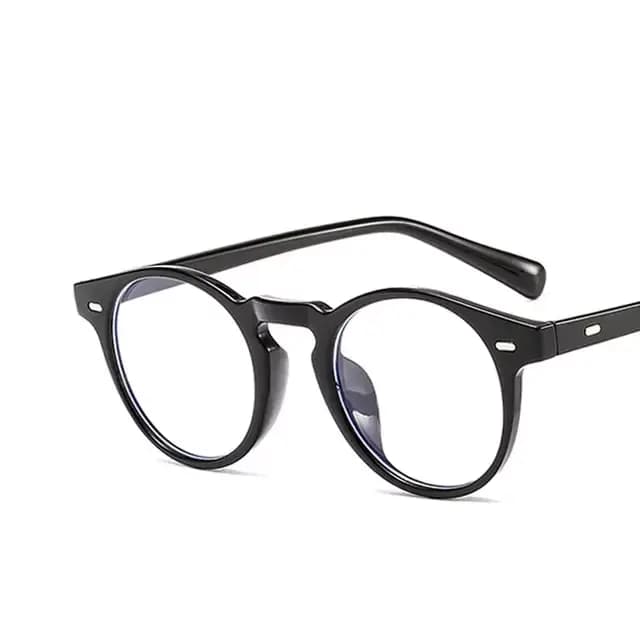 Monture de lunettes tendance 2024 pour femmes et hommes, monture de lunettes vintage ronde avec verr