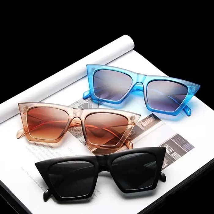 Mode lunettes De soleil carrées femme concepteur De luxe homme/femme oeil De chat