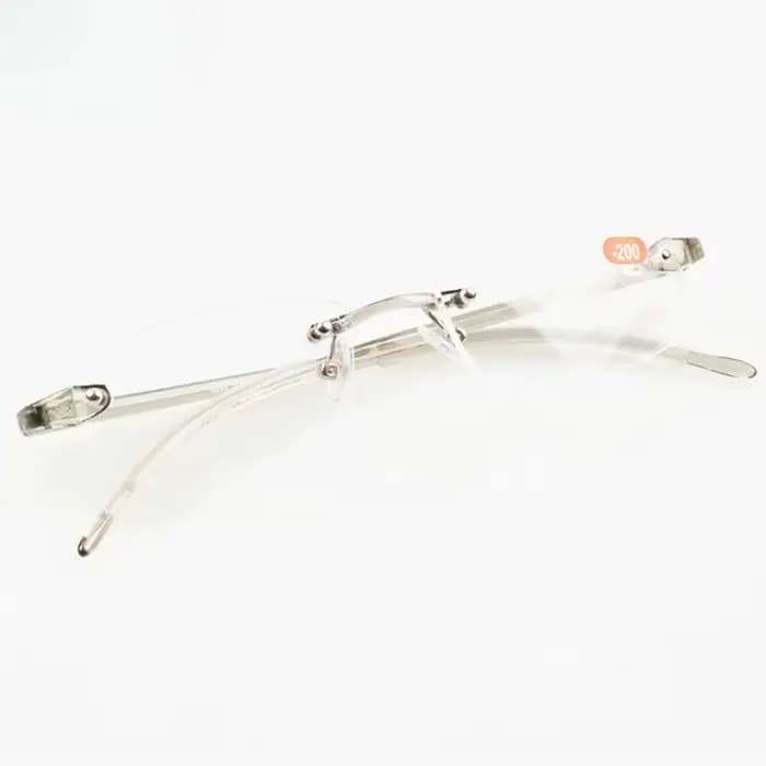 Lunettes de myopie sans monture vintage pour hommes et femmes, résine ultralégère, lunettes de myopi