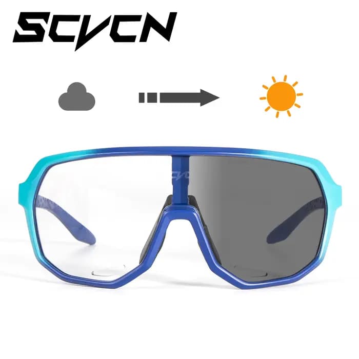 Lunettes photochromiques de cyclisme pour homme et femme