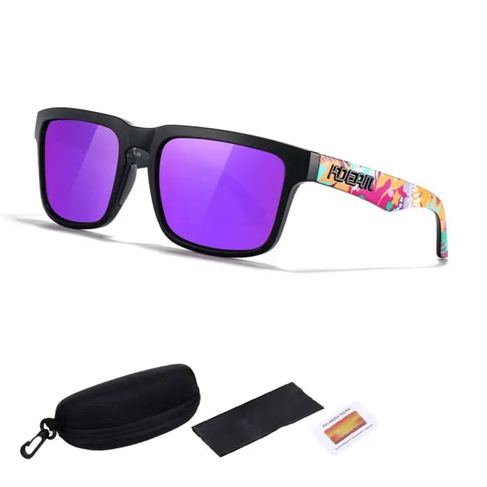 Kdeam-Lunettes de soleil polarisées unisexes, design de marque originale, lunettes de soleil de haut