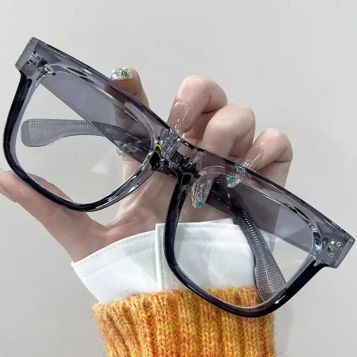 Grand visage grande taille monture de lunettes hommes femmes 160mm surdimensionné épais