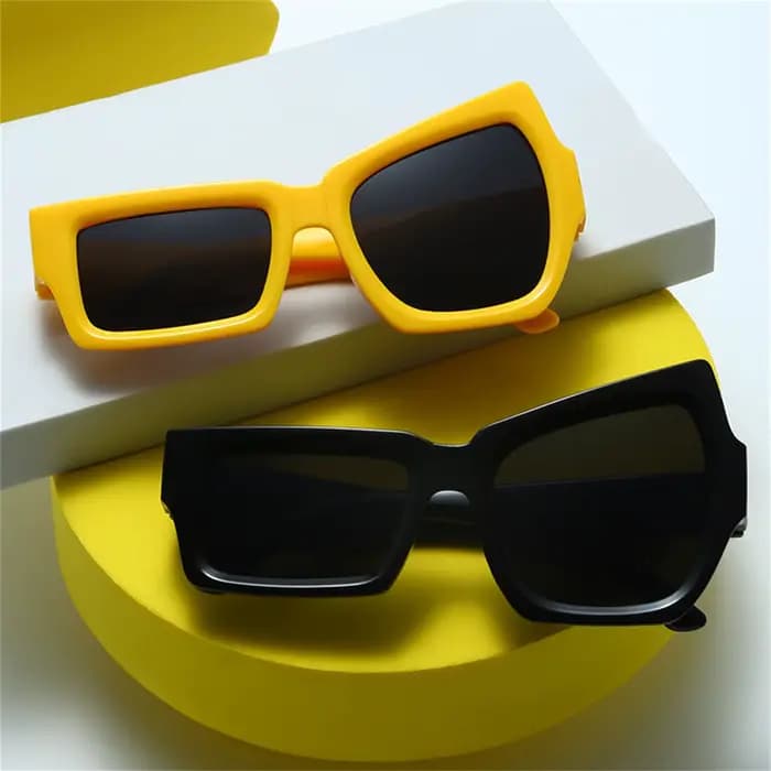Lunettes Hip Hop tendance amusantes avec sourcils surélevés sur un côté