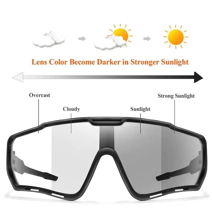 Lunettes de soleil photochromiques pour hommes et femmes