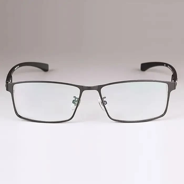 Monture de lunettes en alliage pour hommes, branches flexibles, jambes, matériau en alliage de galva