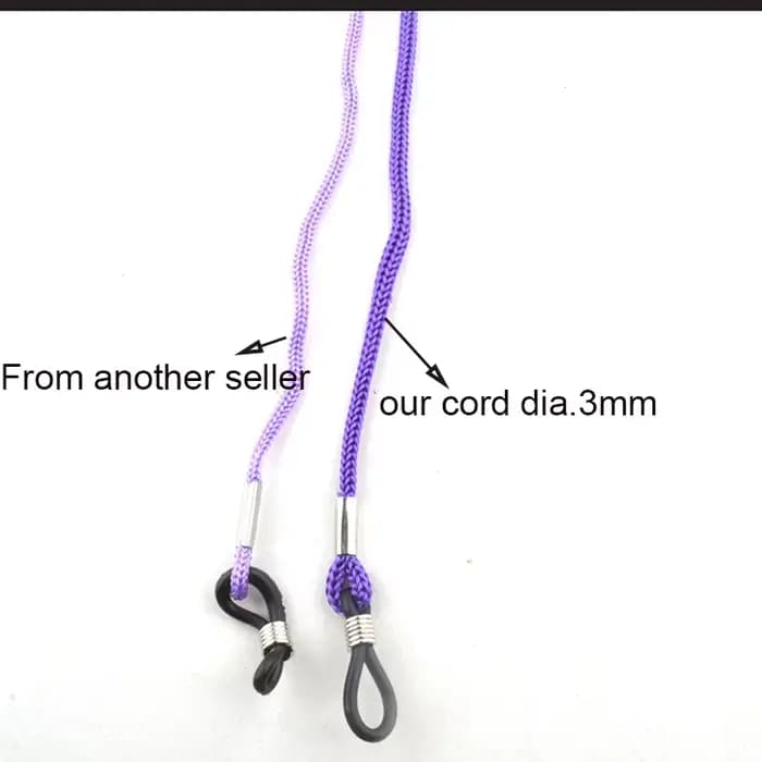 Lot de 12 cordons de lunettes de bonne qualité
