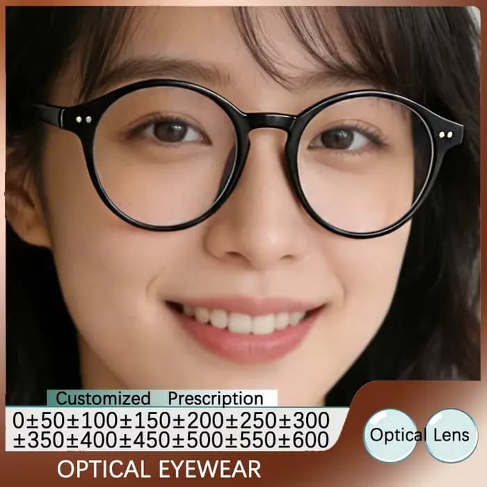 Lunettes de vue rondes rétro pour femmes