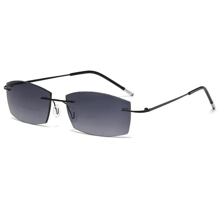 Lunettes de lecture bifocales sans cadre pour hommes