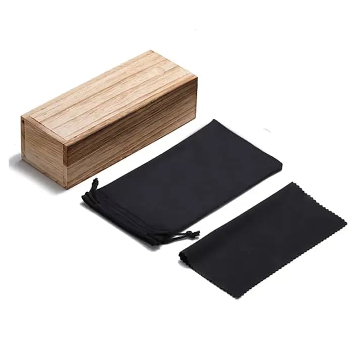 Lunettes de soleil en bambou naturel biodégradable GM