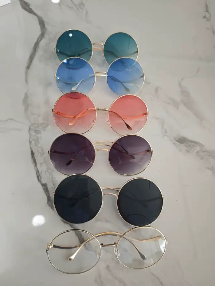 Lunettes de soleil rondes surdimensionnées pour femmes