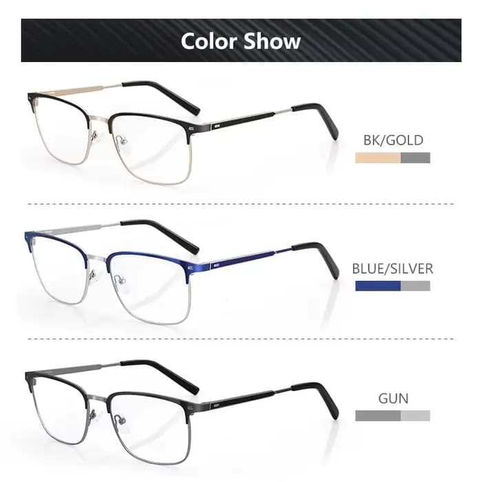 BLUEMOKY mode carré lunettes de Prescription hommes