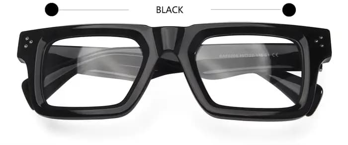 Chimoptics-Lunettes à monture carrée pour hommes et femmes, grosses montures rectangulaires en acéta