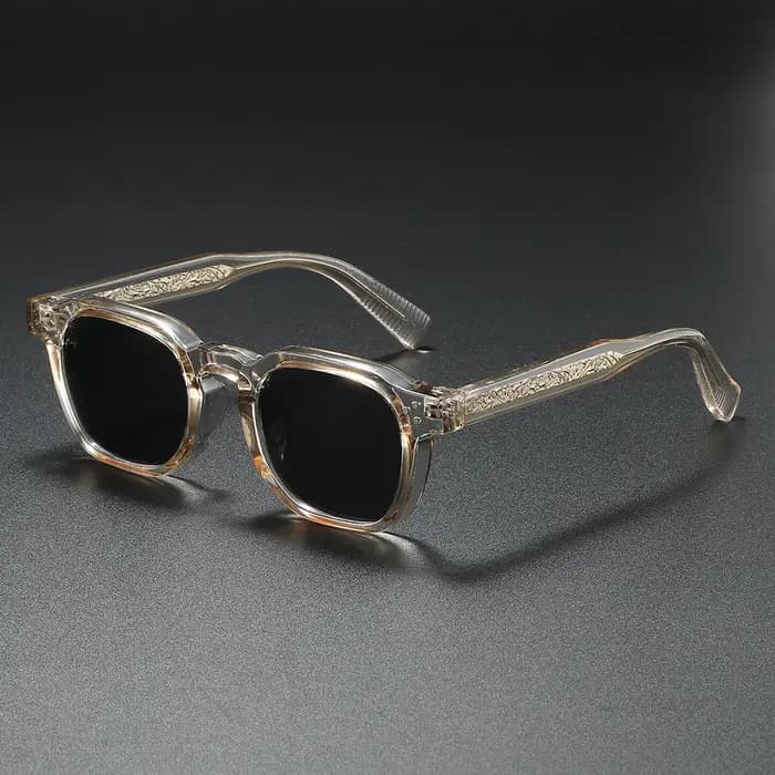 Nouvelles lunettes de soleil polarisées unisexe noyau métallique CP