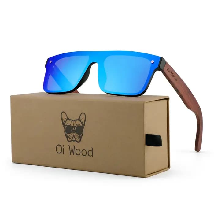 Lunettes de soleil Oi Wood pour hommes et femmes