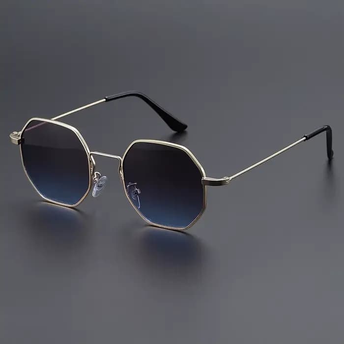 Lunettes de mode à monture géométrique classique pour hommes