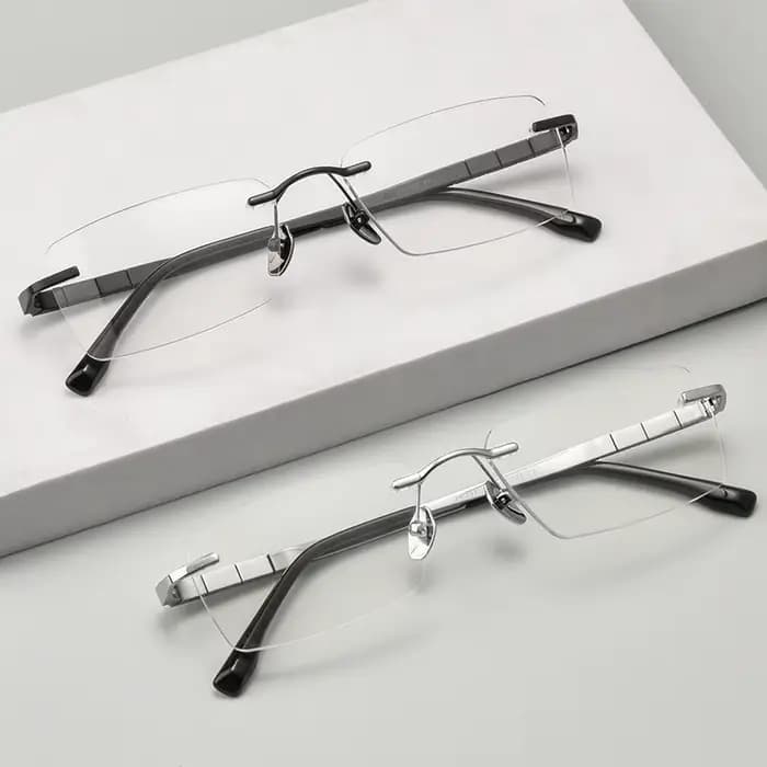 YIMARUILI nouveau Ultra-léger affaires lunettes carrées mode rétro pur titane optique Prescription s