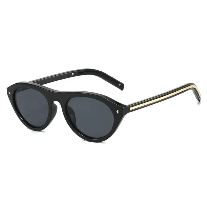 Lunettes de soleil vintage rondes œil-de-chat pour femmes