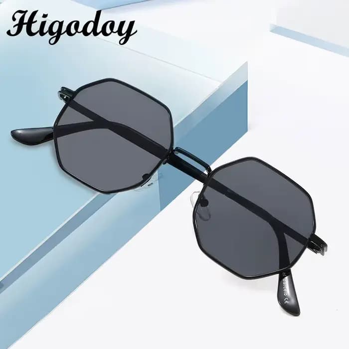 Lunettes de soleil polygone vintage pour hommes et femmes